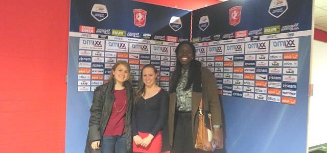 Taiwo%20Eshinlokun%2C%20Corinna%20Goodman%2C%20and%20Roz%20Rothwell%20at%20the%20FC%20Twente%20stadium.